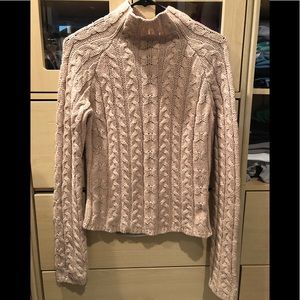 SOLD Beige/tan knitted long sleeve sweater